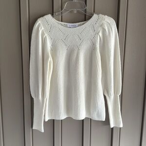 Liz Claiborne Cream Sweater size XS